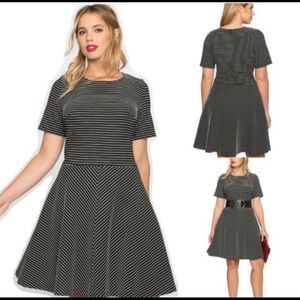 Eloquii Striped Plus Size Dress